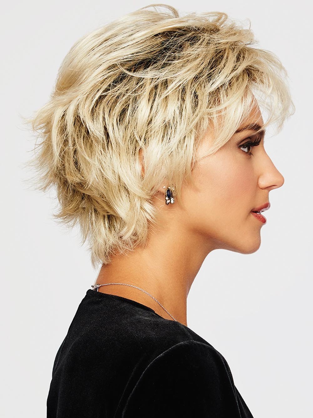 VOLTAGE LARGE by RAQUEL WELCH | 20th Anniversary | SS613 SHADED PLATINUM | Light Golden Blonde with Dark Roots