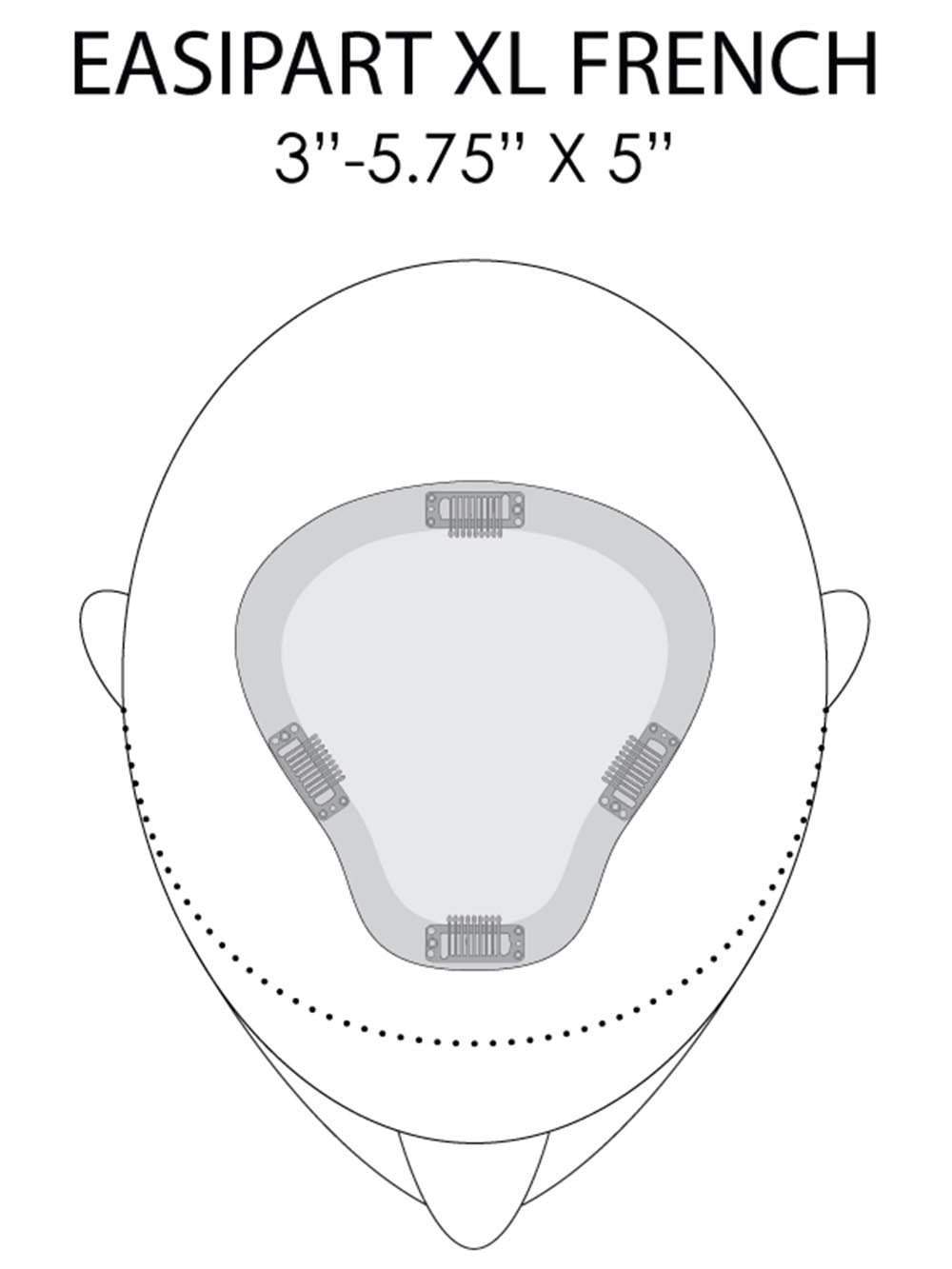 5.75” W | 3”x5” L | BASE DIMENSIONS