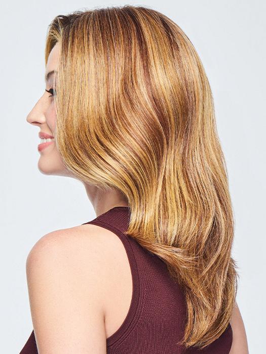 Style Society features a temple-to-temple lace front and full hand-tied top