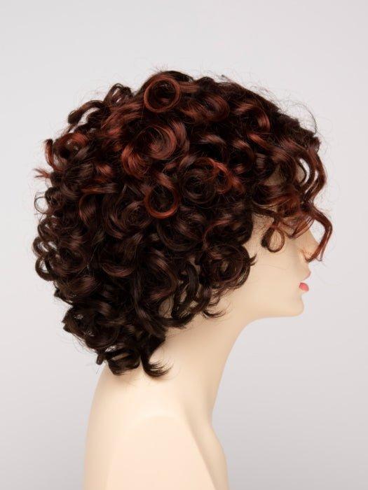 CHOCOLATE CHERRY | Dark Brown roots with overall Medium Brown base with Deep Red highlights