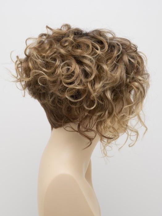 GOLDEN NUTMEG | Medium Brown roots with overall Warm Cinnamon base and Golden Blonde highlights