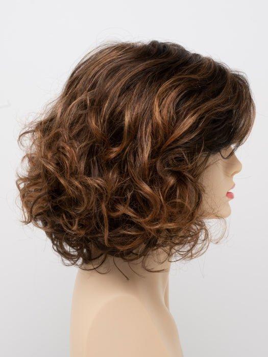 CHOCOLATE CARAMEL | Medium Brown with Soft Red and Blonde highlights