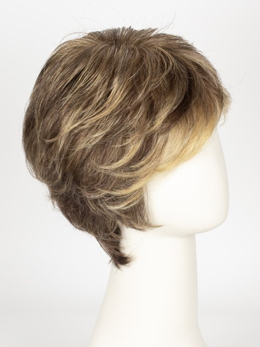 R11S GLAZED MOCHA | Warm Medium Brown with Golden Blonde Highlights on Top