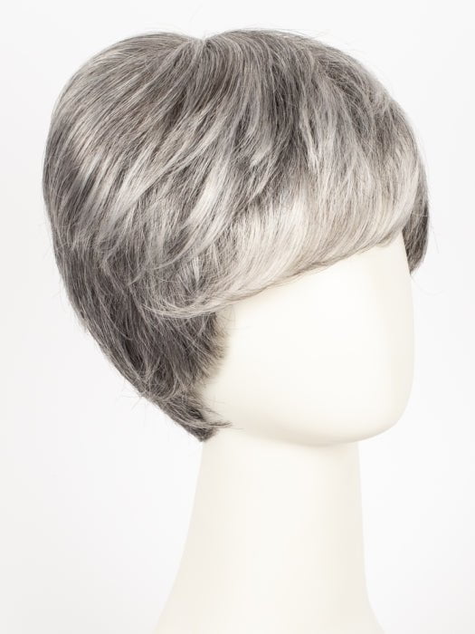 SALT/PEPPER MIX | Light Natural Brown with 75% Gray, Medium Brown with 70% Gray and Pure White Blend