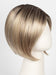 CHAMPAGNE ROOTED | Light Beige Blonde, Medium Honey Blonde, and Platinum Blonde Blend with Dark Roots