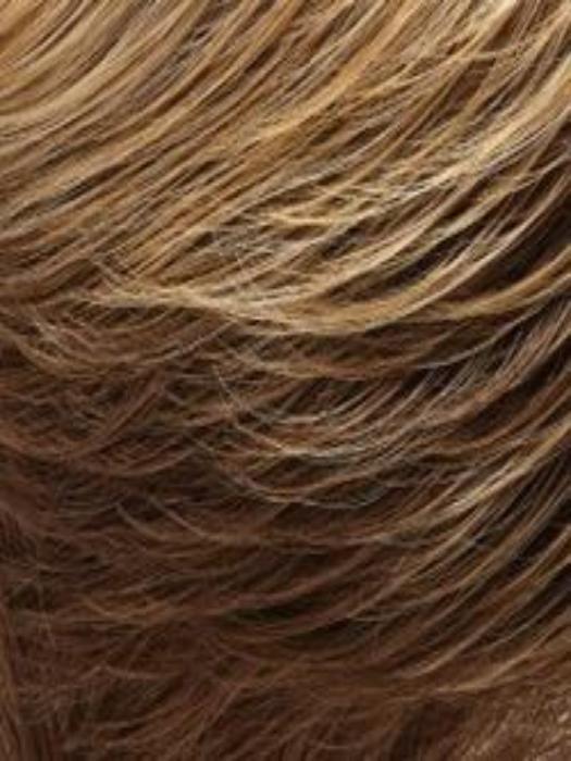 10/26TT Fortune Cookie - Light Brown & Medium Red- Golden Blonde Blend w/Light Brown Nape