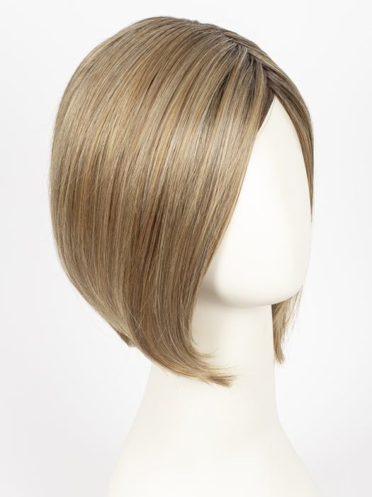 BERNSTEIN ROOTED | Light Brown base with subtle Light Honey Blonde and Light Butterscotch Blonde highlights and Dark Roots