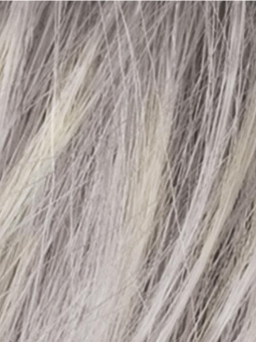 SILVER BLONDE ROOTED | Pure silver white blended with light ash blonde
