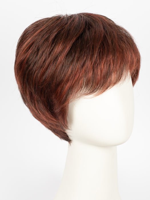 HOT FLAME ROOTED | Bright Cherry Red and Dark Burgundy mix with Dark Roots