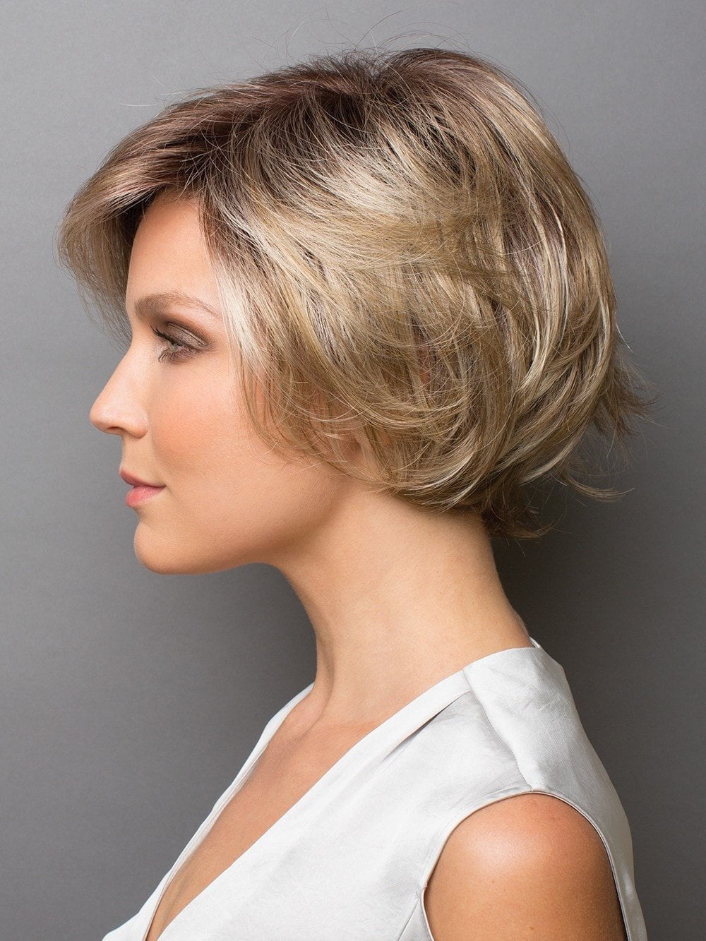 CREAMY TOFFEE LR | Dark Blonde Evenly Blended with Light Platinum Blonde and Light Honey Blonde