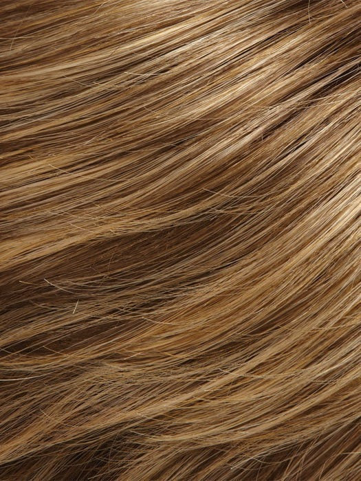 Color 24BT18 = Eclair: A Dark Ash Brown & Honey Blonde Blend, with Honey Blonde Tips