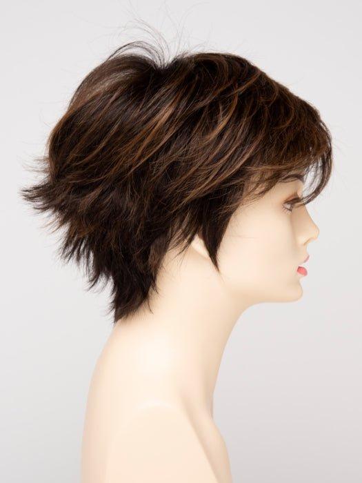 AMARETTO CREAM | Dark Brown roots with overall Medium Brown base with Honey Blonde highlights