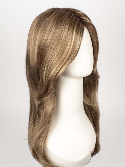 MOCHACCINO R | Rooted Dark with Light Brown base with Strawberry Blonde highlights