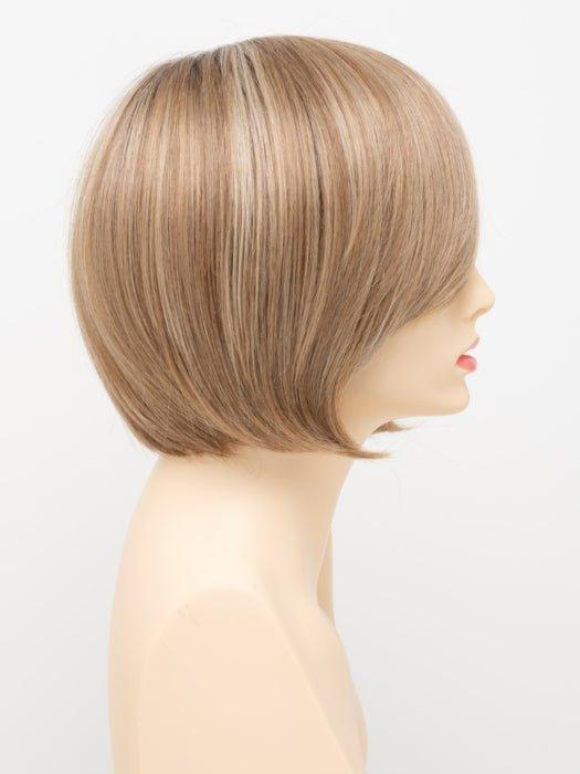 SPARKLING CHAMPAGNE | Medium Brown roots with overall Strawberry Blonde base and soft Golden Blonde highlights