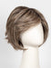 RL12/22SS SHADED CAPPUCCINO | Light Golden Brown Evenly Blended with Cool Platinum Blonde Highlights with Dark Roots