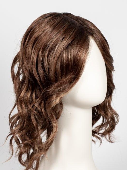 30A27S4 | Medium Natural Red and Medium Red-Gold Blonde Blend, Shaded with Dark Brown