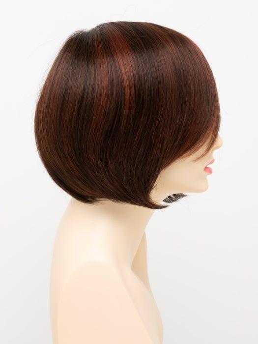 CHOCOLATE CHERRY | Dark Brown roots with overall Medium Brown base with Deep Red highlights