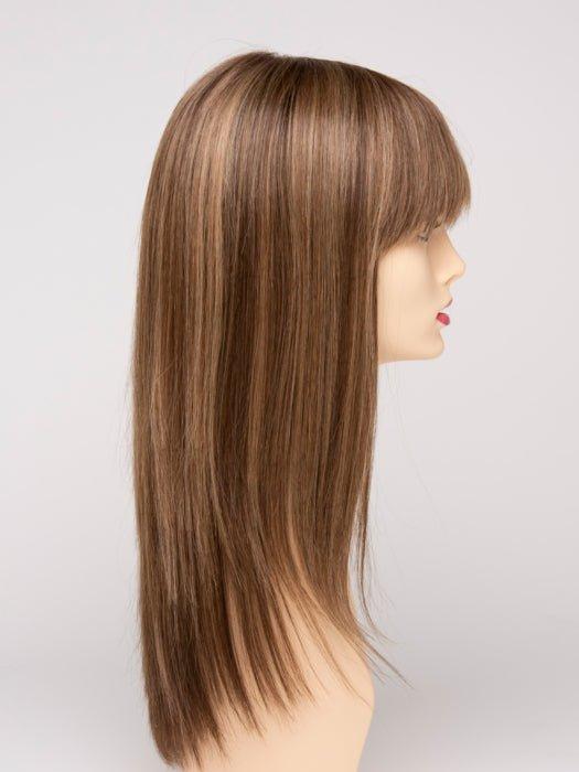 TOASTED SESAME |  Medium Brown roots with overall Warm Cinnamon base and Golden Blonde hightlights