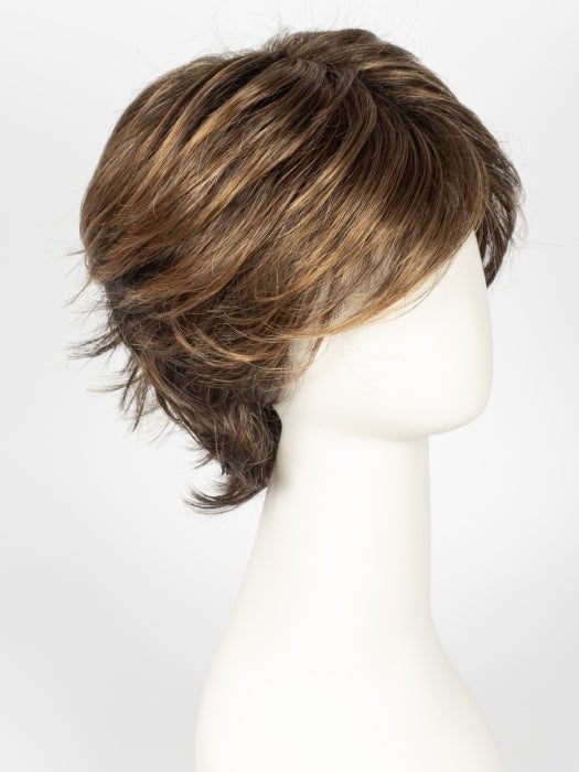 R829S GLAZED HAZELNUT | Rich Medium Brown with Ginger Highlights on Top