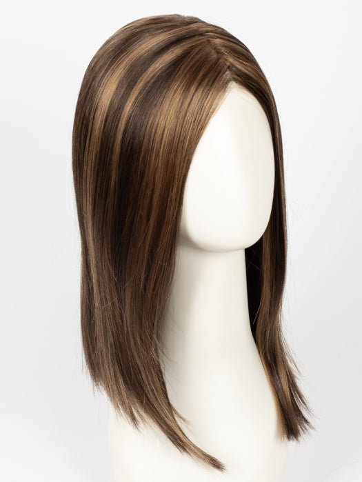 FS6/30/27 TOFFEE TRUFFLE | Brown, Medium Red-Gold, Medium Red-Gold Blonde Blend with Medium Gold Blonde Bold Highlights