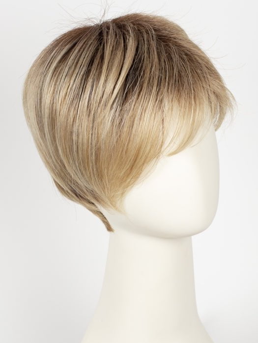 SANDY-BLONDE-ROOTED 22.20.25 | Light Neutral Blonde, Light Strawberry Blonde, and Lightest Golden Blonde blend with Dark Shaded Roots Edit alt text