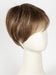 TOBACCO-ROOTED 8.27.26 | Medium Brown, Dark Strawberry Blonde, and Light Golden Blonde blend with Dark Shaded Roots Edit alt text