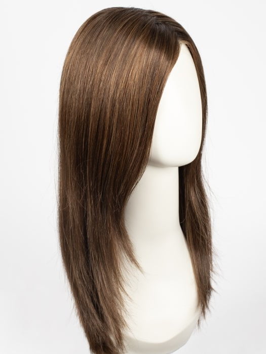 CHOCOLATE ROOTED 830.6.30 | Medium Brown Blended with Light Auburn, and Dark Brown Blend with Shaded Roots