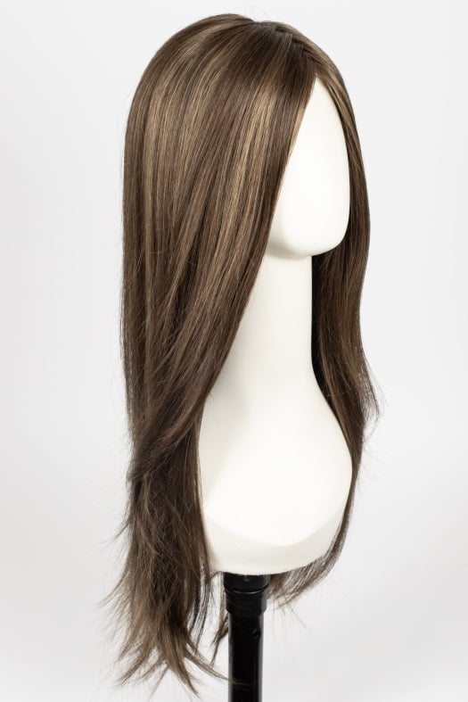 8RH14 HOT COCOA | Medium Brown with 33% Medium Ash Blonde Highlights