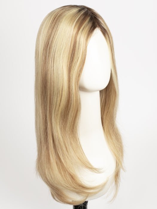 12FS8 SHADED PRALINE | Light Gold Brown, Light Natural Gold Blonde and Pale Natural Gold-Blonde Blend, Shaded with Medium Brown