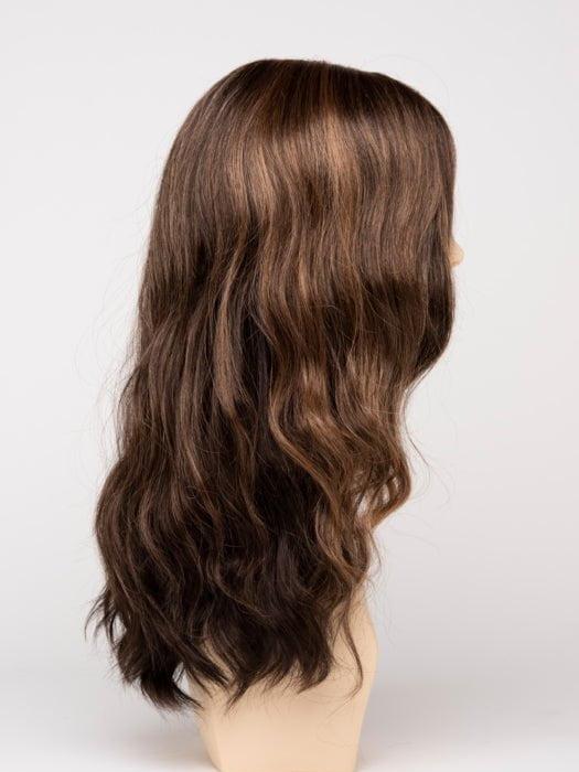 AMARETTO CREAM | Dark Brown roots with overall Medium Brown base with Honey Blonde highlights