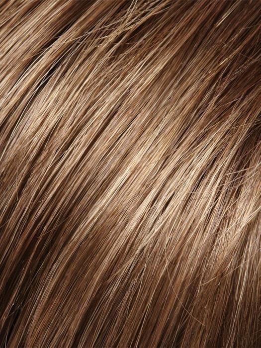 8RH14 | Medium Brown with 33% Medium Natural Blonde Highlights