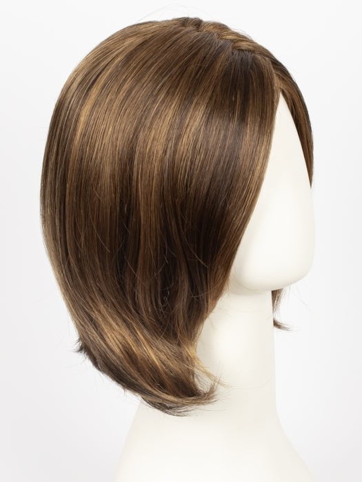 6F27 CARAMEL RIBBON | Dark Brown with Light Red-Gold Blonde Highlights and Tips