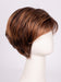 R3329S GLAZED AUBURN | Rich Dark Auburn with Pale Ginger Blonde Highlights