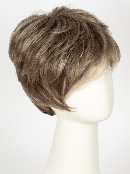 DARK SAND ROOTED | Light Brown base with Lightest Ash Brown and Medium Honey Blonde blend and Dark Roots