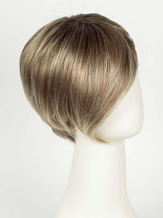 DARK SAND ROOTED | Light Brown base with Lightest Ash Brown and Medium Honey Blonde blend and Dark Roots