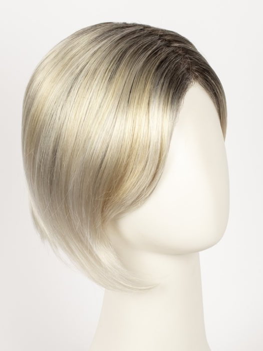LIGHT CHAMPAGNE ROOTED | Pearl Platinum and Light Golden Blonde Blend with Medium Brown Roots