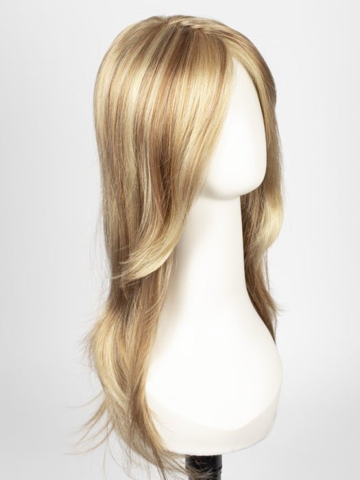 14/26 PRALINES N CREAM | Medium Natural Gold Brown and Light Red-Gold Blonde Blend with Pale Natural Blonde Highlights