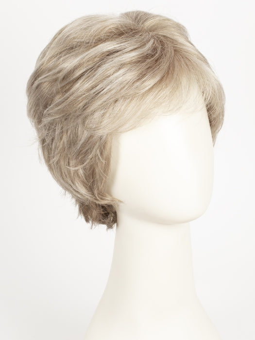 101F48T | Soft White Front, Light Brown with 75% Grey Blend with Soft White Tips