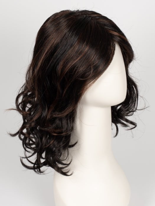 Color 1BRH30 = Chocolate Pretzel: Off Black w/ 33% Golden Red Highlights