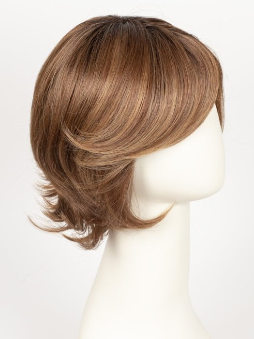 30A27S4 | Medium Natural Red and Medium Red-Gold Blonde Blend, Shaded with Dark Brown