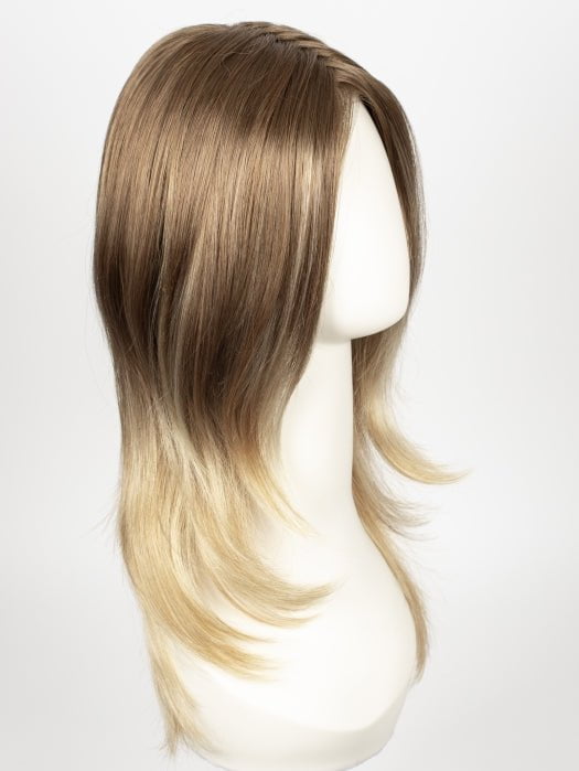 S14-26/88RO SUNSHINE | Cascading Ombre Shade | Medium Brunette Roots fade into Warm, Honey Blonde Hues at the Ends
