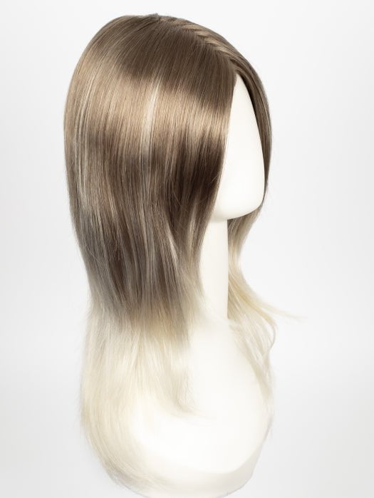 S18-60/102RO SOLSTICE | Cascading Ombre Shade | Cool, Dark Roots gradually lighten to a Shock of Patinum Blonde