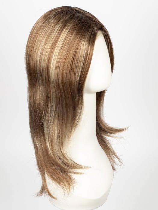 FS6/31S6 SALTED CARAMEL | Medium Natural Red Brown with Red Gold Blonde Bold Highlights, Shaded with Brown