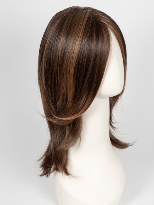 6F27 - Caramel Ribbon - Brown w/ Strawberry Blonde Highlights