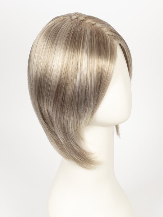 101F48T | Soft White Front, Light Brown with 75% Grey Blend with Soft White Tips