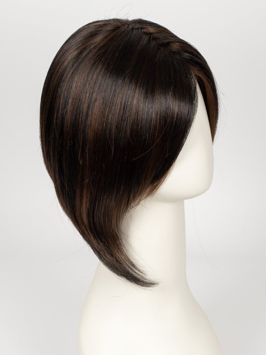 1BRH30 CHOCOLATE PRETZEL | Soft Black with 33% Gold-Red Highlights