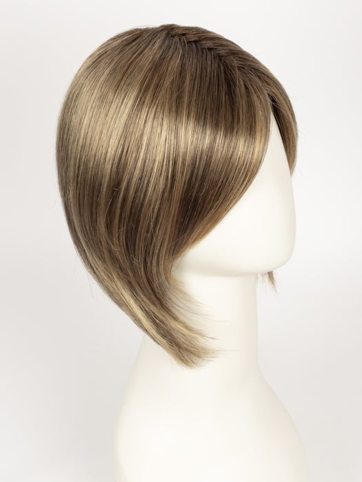 24BT18S8 | Medium Natural Ash Blonde and Light Natural Gold Blonde Blend, Shaded with Medium Brown