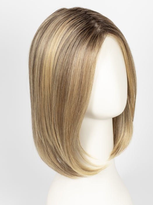 24B18S8 | Medium Gold Brown and Light Gold Blonde Blend, Shaded with Dark Gold Brown