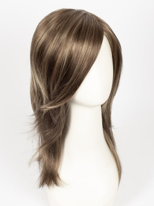 10RH16 ALMONDINE | Light Brown with 33% Light Natural Blonde Highlights