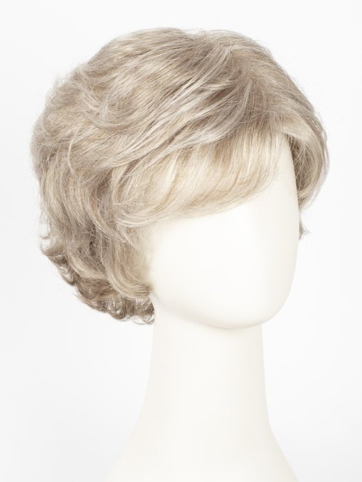 101F48T | Soft White Front, Light Brown with 75% Grey Blend with Soft White Tips
